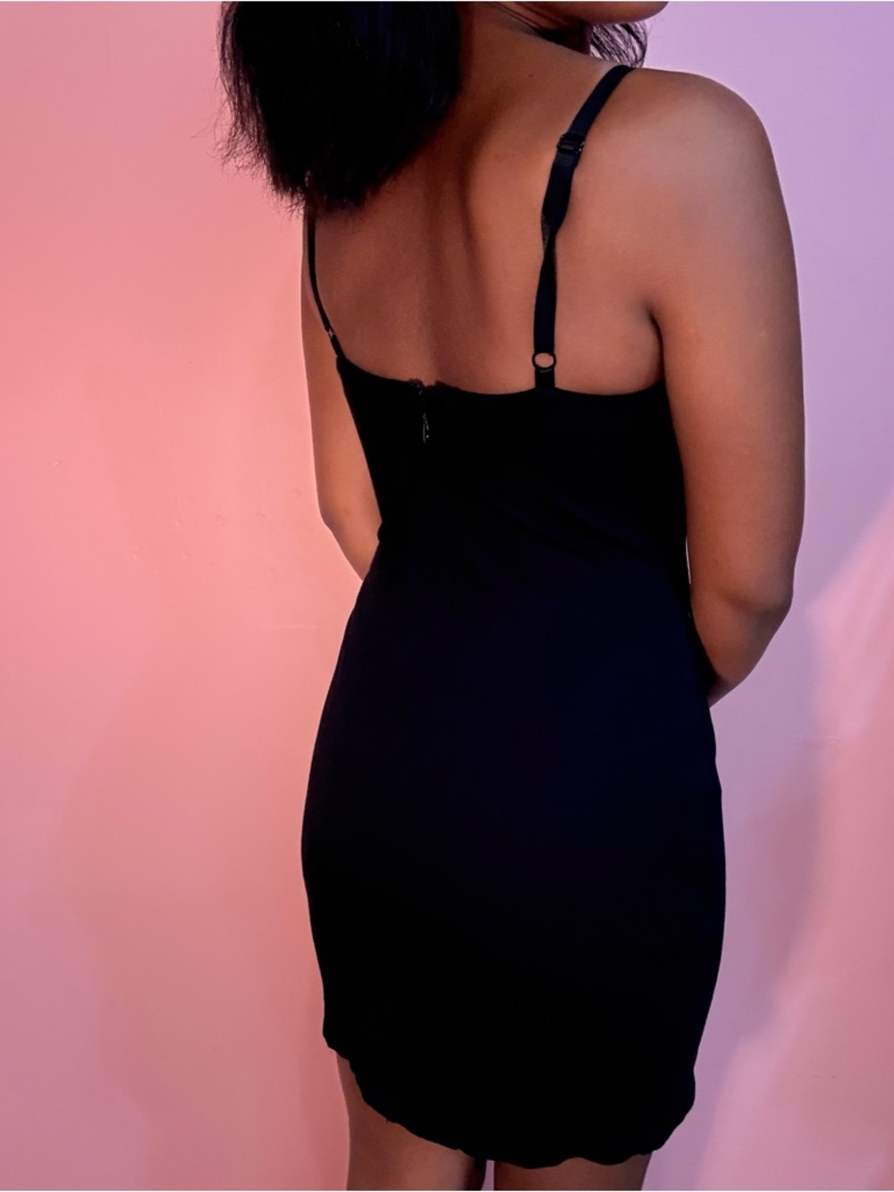 bebe Black Studded Mini Bodycon Dress - Picture 5 of 6